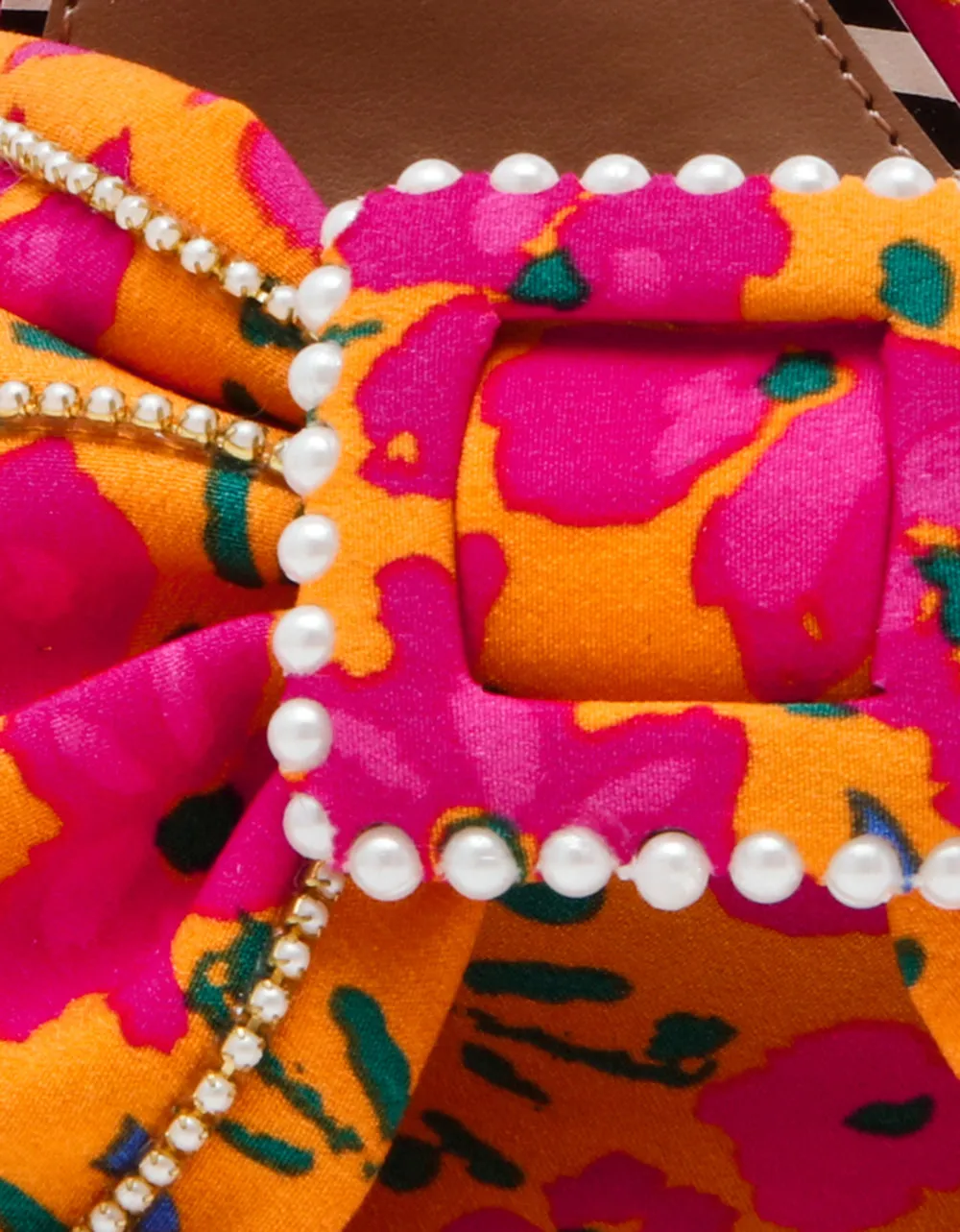 DENLY ORANGE FLORAL