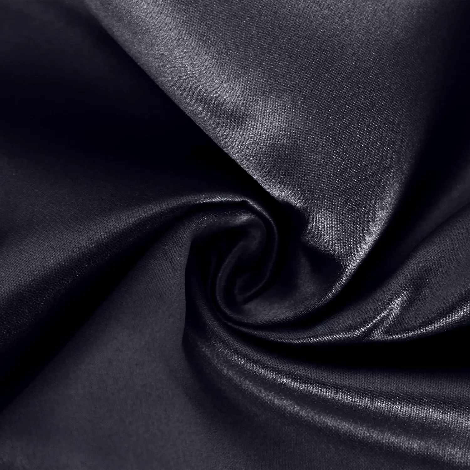 HGps8w Satin Swing Cocktail Midi Dresses for Women Elegant Puff Sleeve Button Front A-Line Formal Party Prom Dress