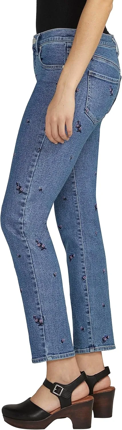 JAG Women's Cassie Mid Rise Slim Straight Leg Jeans & Pants-Legacy