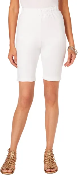 Roaman's Women's Plus Size Essential Stretch Bike Short