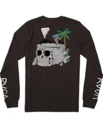 RVCA LUKE P SKULL BOWL LS TEE