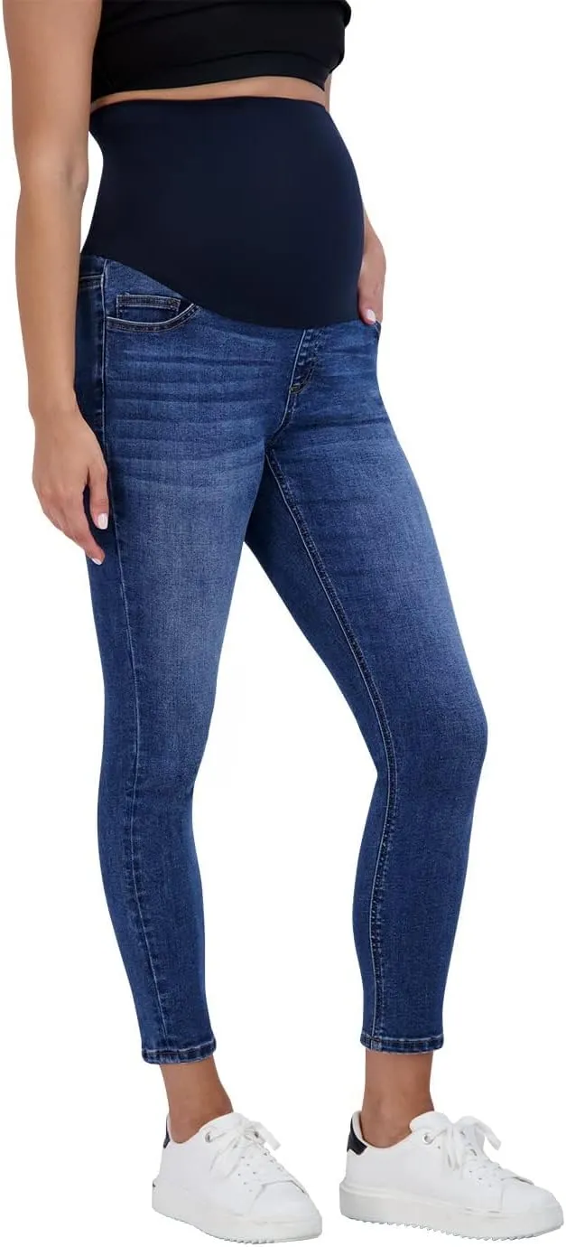 Savi Parker Womens Maternity Jeans Over The Belly - Pregnancy Clothes for All Seasons, Maternity Pants