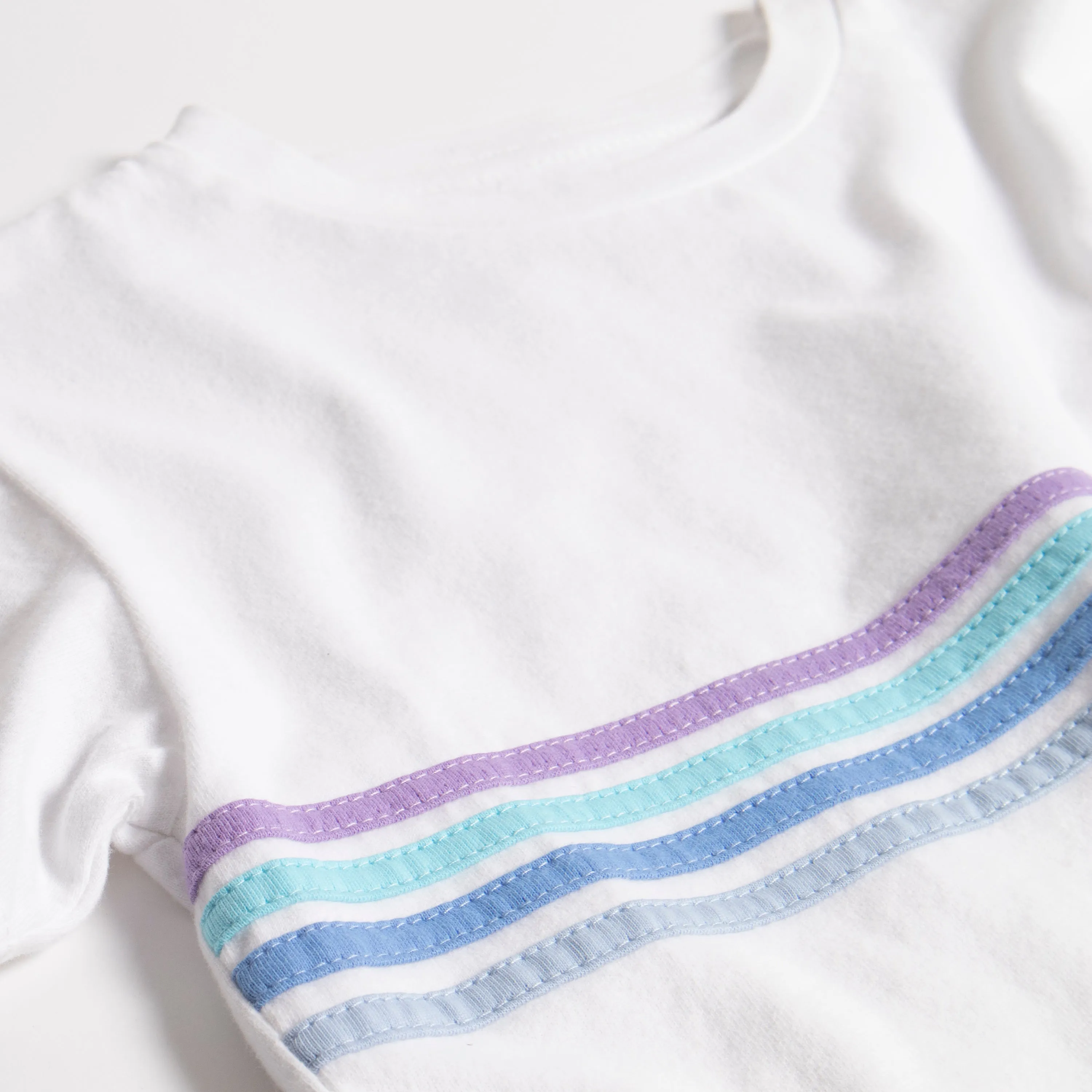 Striped Piped Tee
