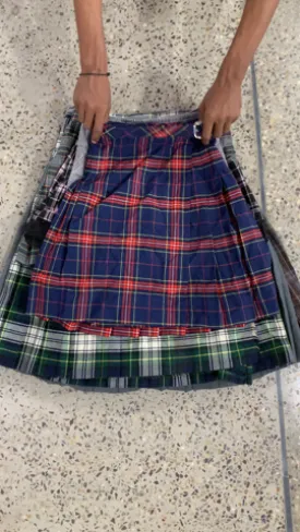 Victorian era x y2k tartan skirts