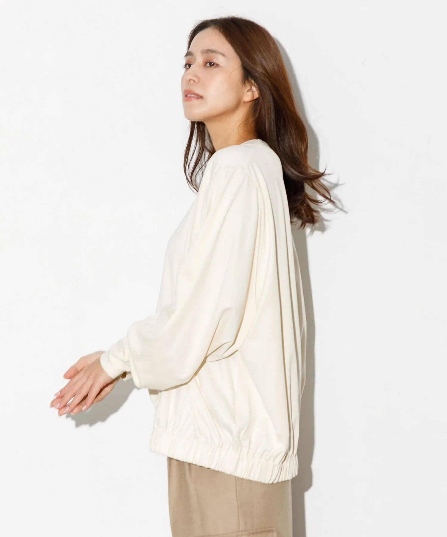 【WOMEN】THE FLATS DOLMAN SLEEVE PULL OVER