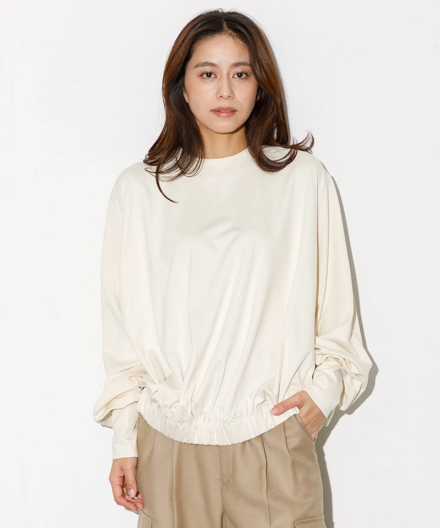 【WOMEN】THE FLATS DOLMAN SLEEVE PULL OVER