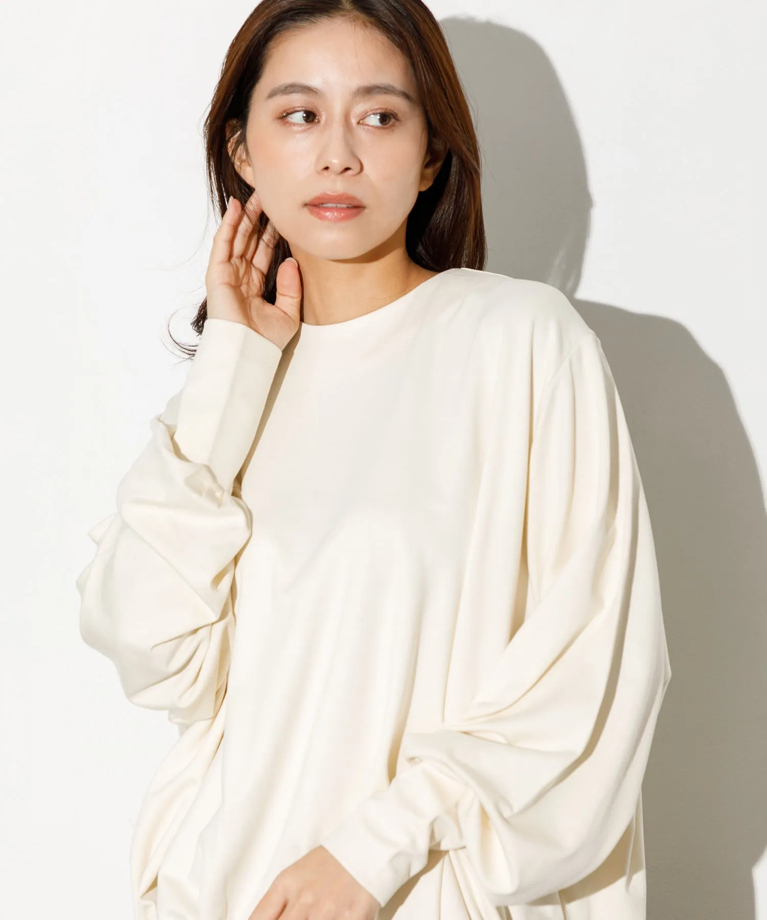 【WOMEN】THE FLATS DOLMAN SLEEVE PULL OVER