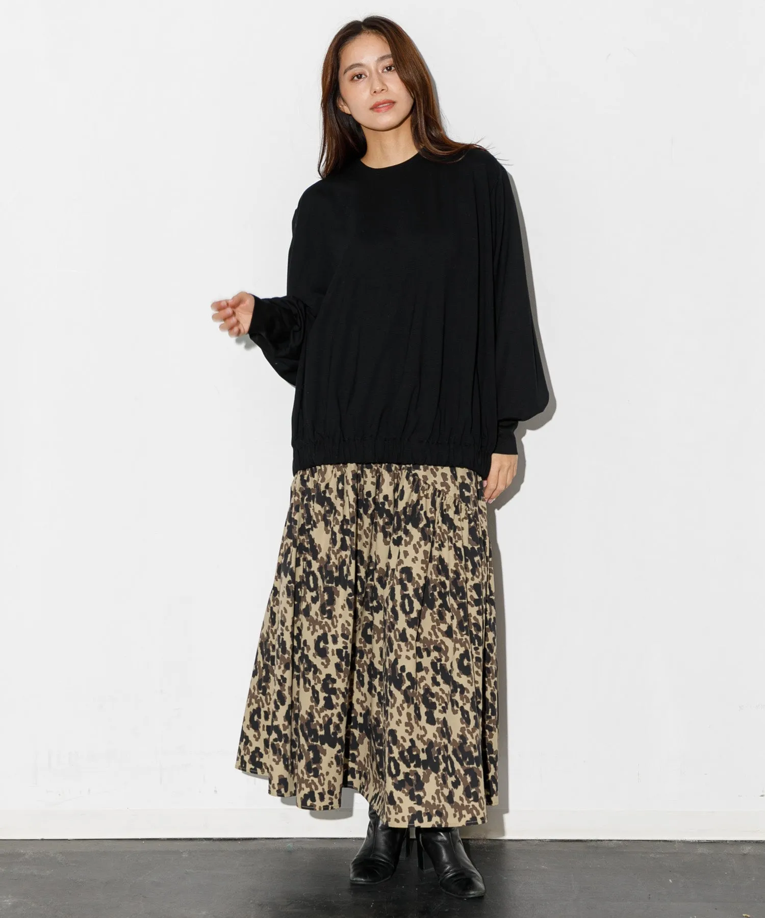 【WOMEN】THE FLATS DOLMAN SLEEVE PULL OVER