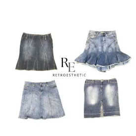 Y2K 2024 Denim Mini skirts (DR-010)