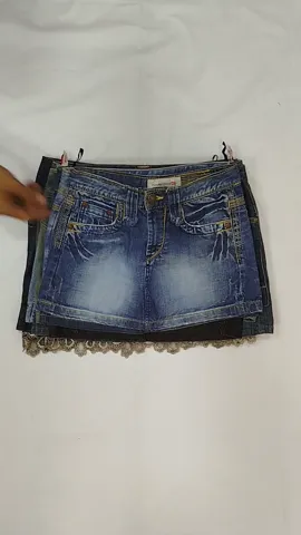 Y2K Cowgirl Vibes Denim Micro Mini Skirts