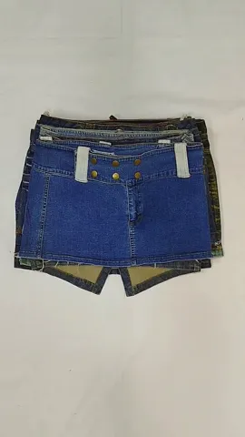 Y2K Paris Era Denim Micro Mini Skirts